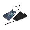 2Pcs Natural Black Lip Shell Pendants FIND-Z079-01D-2