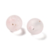 Frosted Transparent Acrylic Beads OACR-F013-12C-2