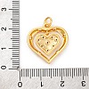 Brass Micro Pave Cubic Zirconia Pendants KK-U033-12G-02-3