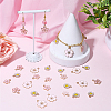 100Pcs 5 Styles Alloy Enamel Pendants ENAM-BM0001-06-4