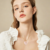 2Pcs Natural Rose Quartz Pendants G-FH0002-76B-5