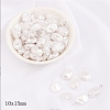 ABS Plastic Imitation Pearl Beads PEAR-WH0004-03-1