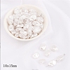 ABS Plastic Imitation Pearl Beads PEAR-WH0004-03-1