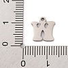 Non-Tarnish 201 Stainless Steel Charms STAS-U016-01P-W-3