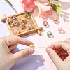 14Pcs 7 Styles Handmade Lampwork Beads LAMP-CJ0001-75-4