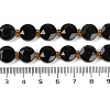 Natural Obsidian Beads Strands G-C116-A26-01-5