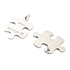 Non-Tarnish 304 Stainless Steel Split Big Pendants LS-STAS-B048-02P-3