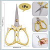 SUNNYCLUE 1Pc Squirrel Shape Stainless Steel Scissors TOOL-SC0001-54-2