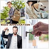 20Pcs 4 Styles Natural Wood Keychains HJEW-YW0001-10-6
