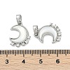 Brass Micro Pave Cubic Zirconia Pendants KK-U043-23P-02-3