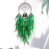 Woven Net/Web with Feather Pendant Decoration PW-WG30130-02-1