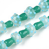 Handmade Lampwork Beads Strands LAMP-N024-09F-2