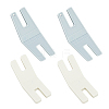 HOBBIESAY 4Pcs 2 Style Sewing Machine Stitching Plate KY-HY0001-09-1