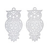 Non-Tarnish 201 Stainless Steel Filigree Pendants STAS-S118-059-1