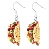 Acrylic Food Model Dangle Earrings PW-WG51A76-11-1