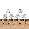 Brass Grade A Rhinestone Spacer Beads RB-A014-Z8mm-17S-4