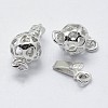 925 Sterling Silver Box Clasps STER-F037-013P-3