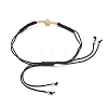Adjustable Nylon Cord Braided Bead Bracelets BJEW-JB05014-03-3