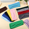 15Pcs 15 Colors Polyester & Elastic Headbands OHAR-GL0001-03-5