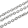 Tarnish Resistant 304 Stainless Steel Cable Chains CHS-Q001-07-100m-1