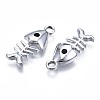 Alloy Enamel Pendants X1-ENAM-N054-49-RS-3