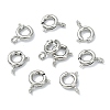 SHEGRACE Brass Spring Ring Clasps XGRPCN197-018P-1