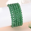 Natural Malaysia Jade Bead Stretch Bracelets X-BJEW-K212-A-013-3