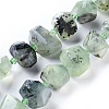 Natural Prehnite Beads Strands G-F653-15-1