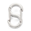 Non-Tarnish 304 Stainless Steel S-Hook Clasps STAS-C024-02C-P-1