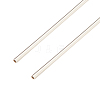 BENECREAT 2Pcs Sterling Silver Round Tube STER-BC0001-67-1