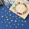 60Pcs 6 Styles Flower Brass Fancy Bead Caps KK-CJ0002-20-NR-7