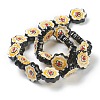 Handmade Porcelain Flower Beads PORC-J008-04B-3