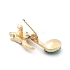Musical Note Rhinestone Brooch Pins LS-JEWB-A031-02G-02-3