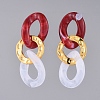 (Jewelry Parties Factory Sale)Imitation Gemstone Style Acrylic Dangle Earrings EJEW-JE03941-01-2