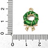Christmas Alloy Enamel Pendants ENAM-F156-01G-03-3