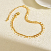 Brass Heart Tassel Anklets for Women HT1275-4