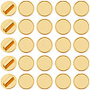 48Pcs Alloy Slide Charms Cabochon Settings FIND-SC0016-55B-G-7