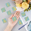 Nickel Metal Waterproof Self-Adhesive Picture Stickers DIY-WH20016-001-3