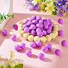 50Pcs Food Grade Eco-Friendly Silicone Beads SIL-TADJ0001-03B-5