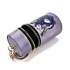 PU Imitation Leather Lipstick Pouch Holder Pendant Keychain KEYC-E039-01KCG-06-3