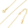 Brass Boston Link Chains Necklaces for Women NJEW-D302-59G-2