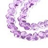 Baking Paint Transparent Glass Beads Strands LS-GLAA-Q109-01A-03-3