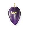 Natural Amethyst Pendants G-G470-03G-05-1