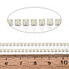 Iron & ABS Plastic Imitation Pearl Tennis Chains CH-Q006-01A-14-3
