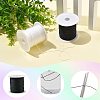 2 Rolls 2 Colors Round Nylon Chinese Knot Cord NWIR-FS0001-05-2