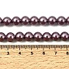 Eco-Friendly Dyed  Glass Pearl Round Beads Strands HY-A002-8mm-RB062-6