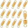 100Pcs Alloy Screw Clasps FIND-SC0012-07G-1