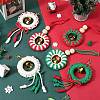 Christmas Theme DIY Cotton Threads Pendant Decoration Making Kits DIY-SC0028-31-5