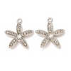 Alloy Rhinestone Pendants Cabochon Settings RB-CBAA987-10P-1