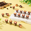 25Pcs Resin Coffee Model Ornaments AJEW-TA0002-78-5
